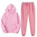 Men's Clothing Hoodie Trousers Suit Winter Plus Velvet Warm Fashion Color Matching Casual Sports Suit_viptrois.com