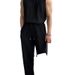 Men's Fitness Sleeveless Sports Summer Vest Mature Men High Elastic Quick-Dry Loose Breathable Two-Piece Set_viptrois.com