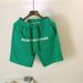 Men's Trendy American Casual Five-Point Mid-Length Shorts Elastic Waist Printed Design Thin Style_viptrois.com
