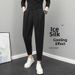 Men's Summer Thin Ice Silk Cropped Jogger Pants Casual Versatile Trendy Brand Velcro Harem Pants_viptrois.com