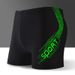 Man's clothing Swimming trunks Male professional training slim men's flat Angle plus size swimming trunks sexy quick drying men's swimsuit_viptrois.com