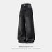 Men's Clothing Men's Autumn New American High Street Loose Straight Leg Trousers With Cat Whisker Distressed Washed Jeans_viptrois.com