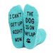 Non-hair off coral velvet cake socks Animal series foot soles letter dot glue floor socks_viptrois.com