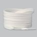Small White Shoes Shoelace Rope White Cotton Shoelace Men And Women Pure White Beige Flat_viptrois.com