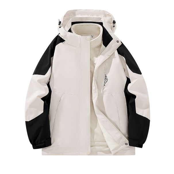 Men's Outdoor Sports Jacket Couple Style High-quality Multi-color Assault Suit Windproof New Style Hiking Suit 3 In 1 Workwear_viptrois.com
