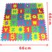 Children's Alphabet And Number Puzzle Educational Toys Foam Floor Mat 12*12cm 36 Pieces Per Pack_viptrois.com