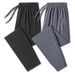 Men's Clothing 7XL Plus Size Pants Summer Cropped Jogger Sports Pants With Cuffs New_viptrois.com