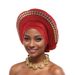 hot selling S Diamond Heavy Industry Bright Silk Layered Bandage Hat Nigerian Wedding Party Baotou Hat African Hat_viptrois.com