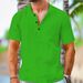 Essential Men's Short Sleeve Polo Shirt - Breathable Moisture Wicking Quick-Dry Solid Color Casual Top For Summer_viptrois.com