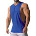 Men's Slim Fit Sleeveless Vest - Breathable Polyester Blend, Moisture-Wicking, Quick-Dry, For Gym, Running & Casual Wear_viptrois.com