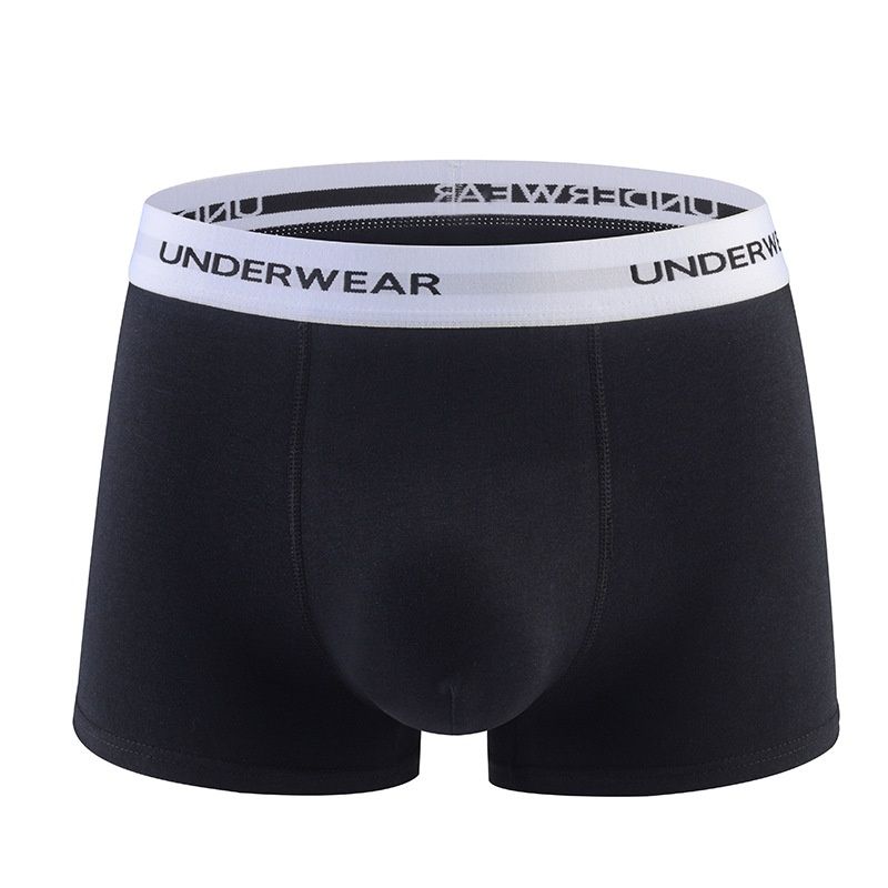 Pulse Hot-Selling Foreign Trade Men's Underwear Cross-Border European Size Comfortable Xiyin Pure Cotton Boxer Briefs_viptrois.com