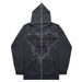 2024 Dark Butterfly Unisex Hoodie Gothic Couple Harajuku Oversized Zipper Sweatshirt_viptrois.com