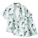 Short Sleeve Floral Shirt Hainan Island Beachwear Sanya Hawaiian Sports Fitness Thailand Men Couple Summer Thin Style_viptrois.com