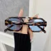Designer Sunglasses New Square Sunglasses Women Brand Designer Fashion Leopard Frame Sunglasses Female Vintage Outdoor Shades Sunglasses_viptrois.com