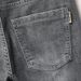 Large Size Men's Clothing Spring And Summer Holes, Gray Jeans, Men's Trendy Brand, Slim-fitting Thin Denim Trousers, Men's Foreign Trade Men's_viptrois.com