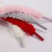 Fuzzy Round Shoelaces For Sneakers & Casual Shoes - Soft Plush Laces In Multiple Colors Homemade Cute Plush Shoe Ropes Unisex Shoes Plush Shoelaces_viptrois.com