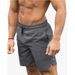 Men's Quick Drying Elastic Fitness Shorts Casual Sports Running Basketball Training Five Point Pants Summer Woven_viptrois.com