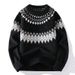 Japanese Knitted Sweater Crew Neck Pullover Men's Lazy Style Youth Sweater Men's Clothing_viptrois.com