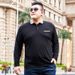 Large Size Men's Spring And Autumn Lapel Collar Business T-shirt Men's Fat POLO Pocket T-shirt Men's Winter Fattened Large Bottoming Shirt_viptrois.com