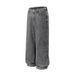 Men's Clothing High Street Washed Loose Wide Leg Pearl Full Diamond Print Stacked Jeans Jeans_viptrois.com