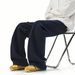 Nordmann American Style Heavyweight Deconstructed Scimitar Casual Pants Men's Spring And Autumn Draped Wide-Leg Sports Solid_viptrois.com