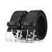 Popular square bead women, fashionable needle buckle decoration, pyramid inlay, wide belt for women_viptrois.com