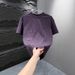 2025 Summer New Antique Embroidered Short-sleeved T-shirt Men's Handsome Round Neck Breathable Half-sleeved Handsome Simple Top_viptrois.com