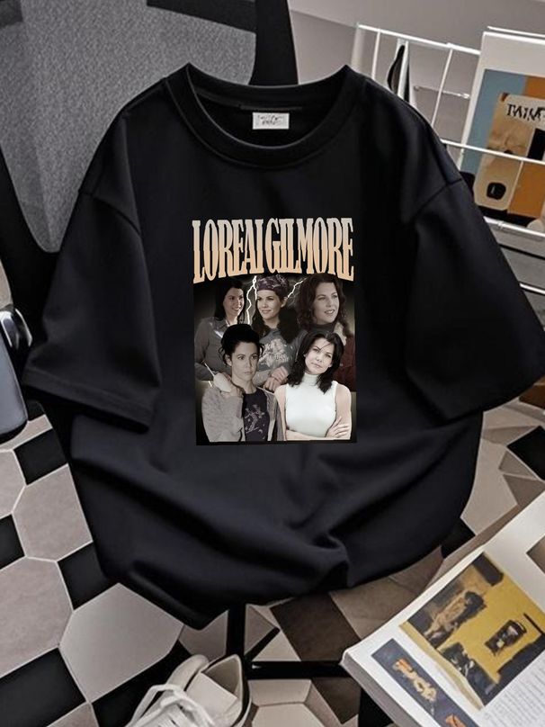 Lorelai Gilmore Shirt TV Series 90s, Graphic T Shirt Movie Unisex AN9926 Fashion Breathable Designer Clothes Homme Summer Slightly Versatile_viptrois.com