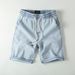 Men's Clothing 2024 New American Straight Jeans Men's Summer Thin Shorts Pure Cotton Casual Shorts Drawstring Loose Elastic Mid Length Pants_viptrois.com