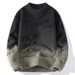 Men's Oversized Knit Sweater – Winter Distressed Pullover (Light Gray/Caramel/Dark Gray/Burgundy/Brown/Green, 165-190)_viptrois.com