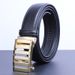 New Men's zinc alloy automatic buckle business leather cowhide belt personality trendy casual leather men's belt_viptrois.com