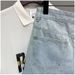 Light Blue Frayed Denim Jeans Loose Fit Stylish Versatile Five Point Shorts Washed New Summer Trendy Men's Clothing_viptrois.com