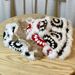 Rabbit hair handmade plush for women in autumn winter, furry tiger head lion hat, cute and revealing face, small yarn_viptrois.com