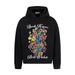 Illustration Floral Print Design Hoodie Loose Fit Men's Autumn Winter Vibe Trendy Brand Niche Pullover Sweatshirt_viptrois.com