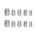 Beauty & Health Handmade Prefabricated Blue Three Dimensional Butterfly Cat's Eye Flashing Gentle Cool Diamond Nail Art 30 Pieces_viptrois.com
