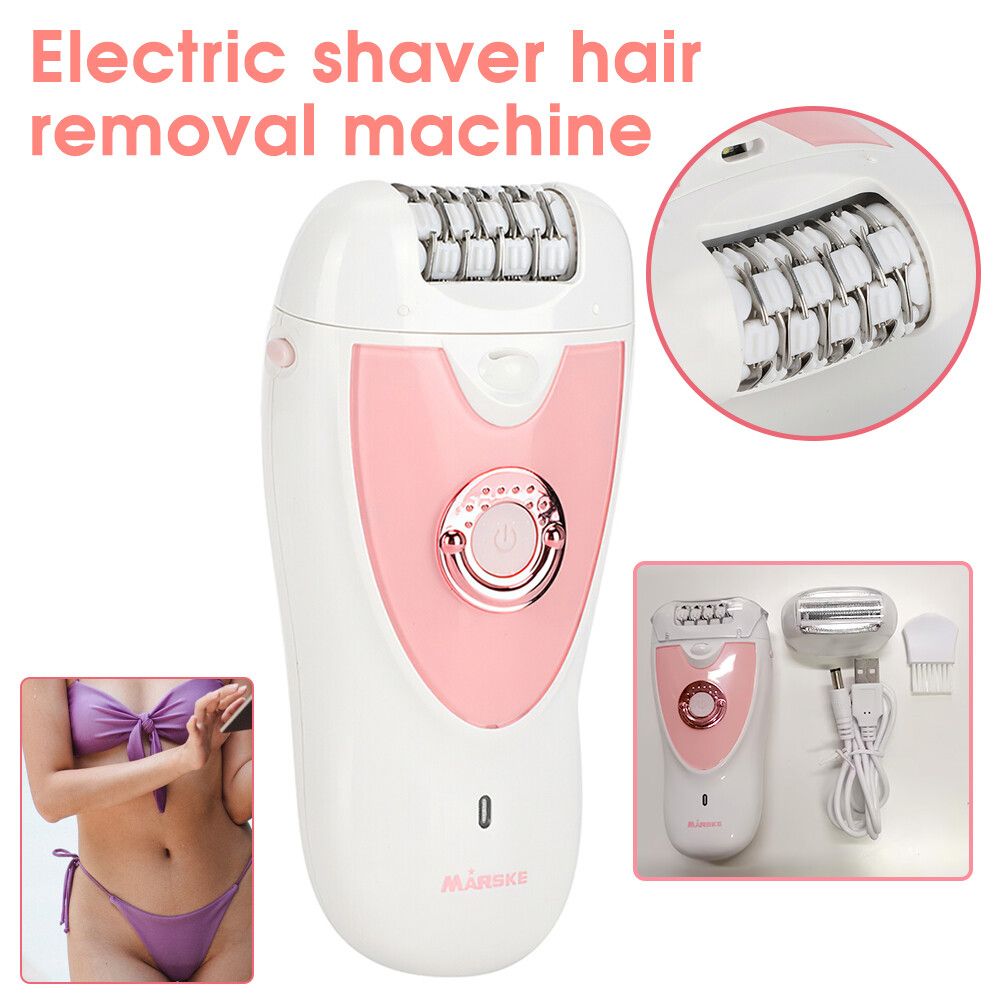 Women Electric Epilator Hair Shaver Hair Removal Machine Face Body Leg Depilator_viptrois.com
