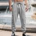 Heavyweight Fleece-Lined Cargo Pants – Multi-Pocket Drawstring Joggers For Men (Black/Army Green/Tan, S-XXXL)_viptrois.com