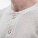 Men's Vintage Henley Shirt – Long Sleeve Knit Pullover With Stretch (Breathable Cotton Blend, Relaxed Fit, Crew Neck, S-XXXL, Beige)_viptrois.com