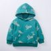 Children's Clothing Children Plus Fleece Hoodie Winter Composite Integrated Fleece Top Plus Fleece Warm Cartoon Children's Hoodie_viptrois.com