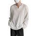 Men's Clothing New Daily Casual Design Long Sleeve T Shirt Men's Loose All Match Bottoming Shirt Top_viptrois.com