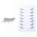 Half-eye Cat's Eye Eyelash 7 Pair With Natural Curled Transparent Stem No Mark Soft Plain Short Eyelash_viptrois.com
