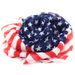 American Flag Pattern Stars And Stripes Extended Chiffon Shawl For Women Sailor Dance Silk Scarf_viptrois.com