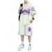 Men's Ice Silk Sports Suit Casual Loose Plus Size Short Sleeve Two Piece Set For Summer_viptrois.com