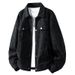 American Vintage Corduroy Jacket Premium Thermal Lapel Jacket_viptrois.com