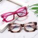 Women's Eyewear Frames Fashion Retro Multi Color Anti Blue Light Leopard Print Flat Glasses Frame Ins Net Celebrity All Match Glasses Frame_viptrois.com