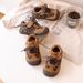 Girls' Sneakers With Fleece 2025 Winter New Fashion Leopard Print Sports Boys' Toddler Cotton Baby Warm Shoes_viptrois.com