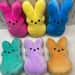 Cross Border New Product Peeps Rabbit Easter Colorful Cartoon Rabbit Plush Toy Cloth Doll Filled With Cotton Doll_viptrois.com
