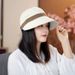 Color Block Quick-Dry Wide Brim Full Face Cover Duckbill Fisherman UV Protection Sun Hat_viptrois.com