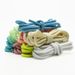 Shoe Accessories round luminous fluorescent polyester colored shoelaces suitable for sports shoes,sneakers,dad shoes,flying woven shoes_viptrois.com