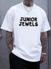 Junior Jewels T-Shirt Stretched Breathable Fashion Summer Casual Slightly Designer Clothes Comfortable Soft Versatile Unisex Homme Stylish_viptrois.com